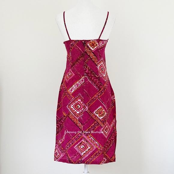 NWT Exceptionally Rare 90s Vintage Silk Slip Dress ASO Monica Geller in Friends - Picture 10 of 12
